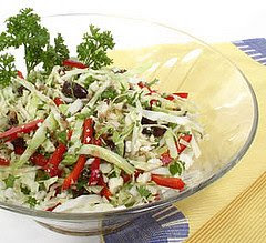 A view of Greek Cabbage Salad