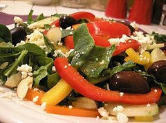 Greek Spinach Salad