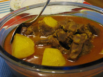 Aloo Gosht-Beef Stew