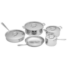 Best Pots and Pans : All-Clad Stainless 9-Piece Cookware Set