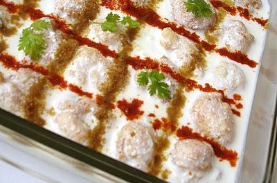 Dahi Vada – Lentil dumplings in Yogurt