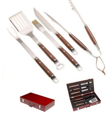 BBQ Tool Set > Stainless Steel Tool Set With Case