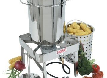 Stainless Steel Turkey Fryer – Outdoor Gas Fryer Complete Kit