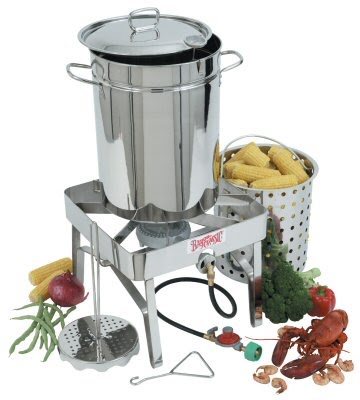 Stainless Steel Turkey Fryer – Outdoor Gas Fryer Complete Kit