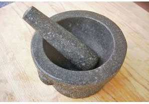 Stone Mortar and Pestle