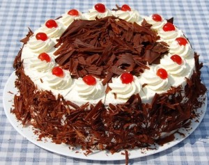 black forest cake