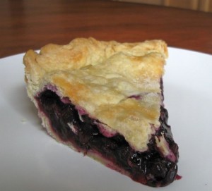 blueberry pie