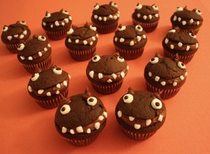 monster cupcakes