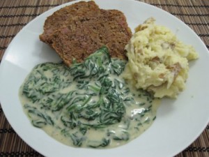 creamed spinach