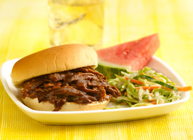 barbecue beef sandwich
