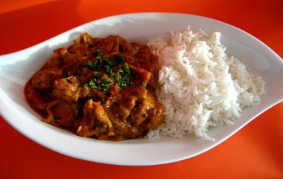 chicken and vegetable curry