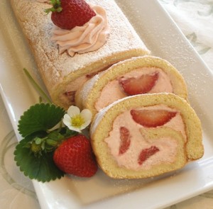 Meringue-Roulade