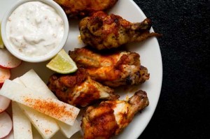 red-chile wings