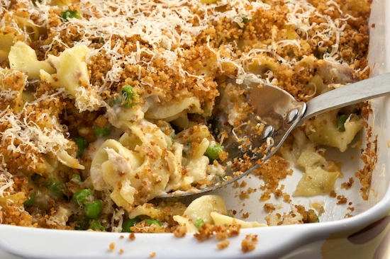 Tuna Noodle Casserole Recipe With Croutons