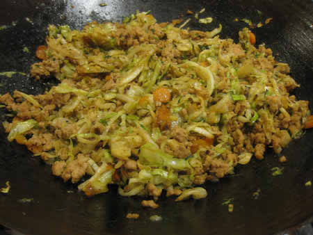 Chicken And Cabbage Stir Fry