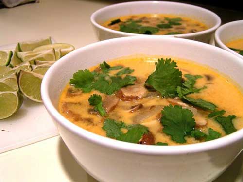 Thai Coconut Chicken Soup