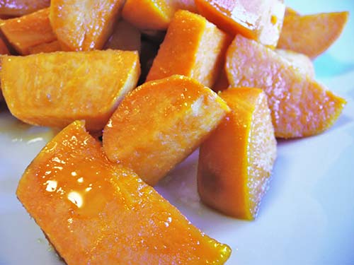 Honey Glazed Sweet Potatoes